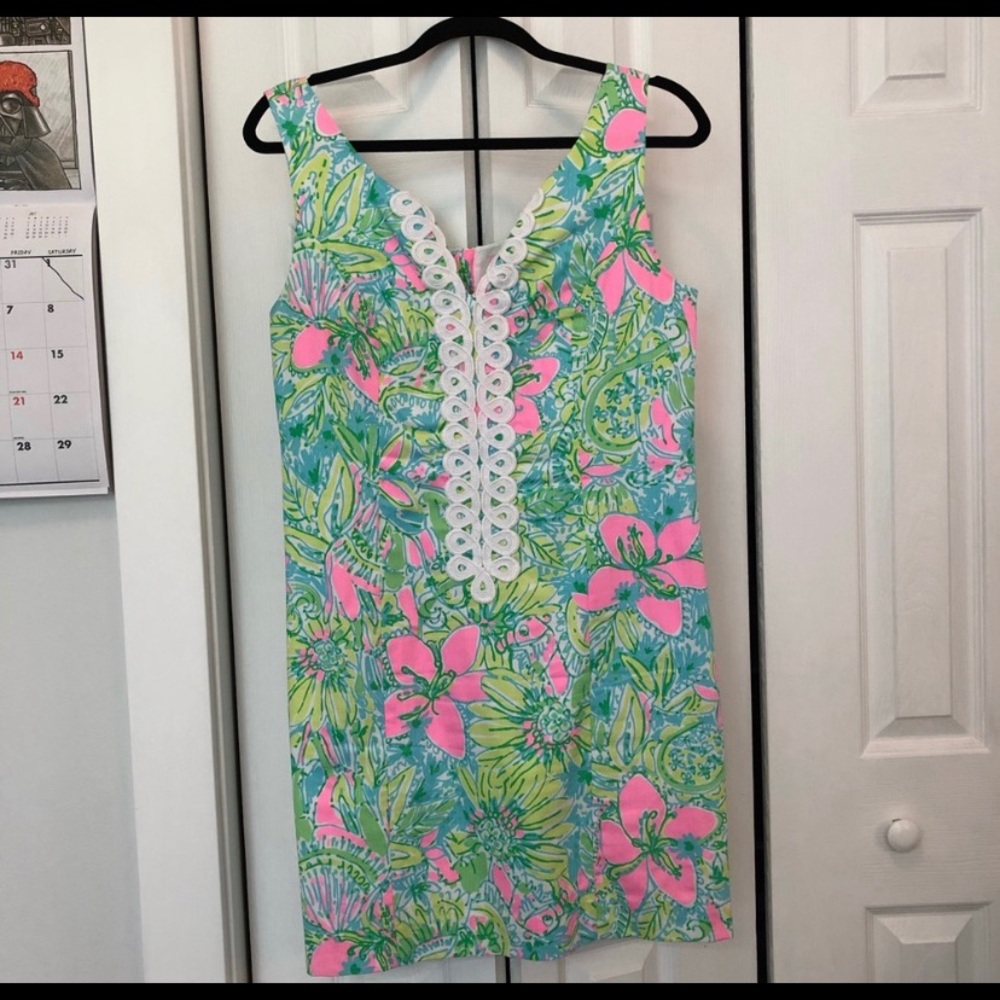 EUC Lilly Pulitzer shift dress. WORN ONCE
